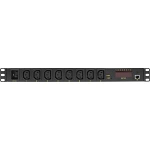 LogiLink PDU8P01 Stromverteilungseinheit - 8 Steckdosen - Schwarz LogiLink PDU8P01 Stromverteilungseinheit - 8 Steckdosen - Schwarz