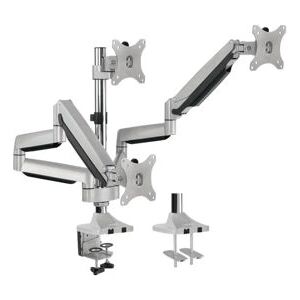LogiLink Monitorhalterung - Verstellbarer 3-Display-Ständer - Metall LogiLink Monitorhalterung - Verstellbarer 3-Display-Ständer - Metall