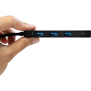 LogiLink USB-C 3.2 Hub - 4 Ports - Black - USB 3.2 Gen 1 LogiLink USB-C 3.2 Hub - 4 Ports - Black - USB 3.2 Gen 1