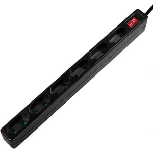 Multiprise LogiLink - 3400W - 6 Prises - Noir Multiprise LogiLink - 3400W - 6 Prises - Noir