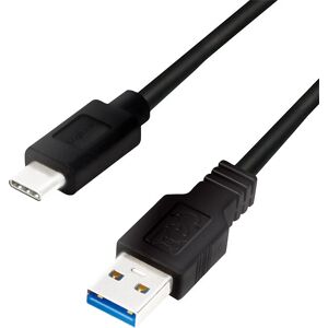 LogiLink USB-C kaapeli - USB-A to USB-C 0,15 m - Musta LogiLink USB-C kaapeli - USB-A to USB-C 0,15 m - Musta
