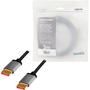 LogiLink CDA0106 - 3m DisplayPort Cable - Supports 8K 60Hz LogiLink CDA0106 - 3m DisplayPort Cable - Supports 8K 60Hz