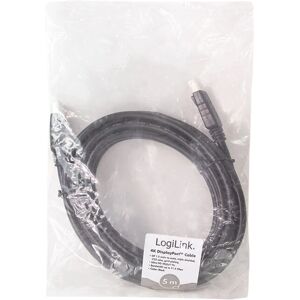 LogiLink CD0103 DisplayPort Cable 5 m Black - DisplayPort cable LogiLink CD0103 DisplayPort Cable 5 m Black - DisplayPort cable