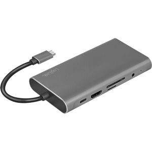 LogiLink UA0383 10-in-1 USB-C Docking Station - Silver LogiLink UA0383 10-in-1 USB-C Docking Station - Silver