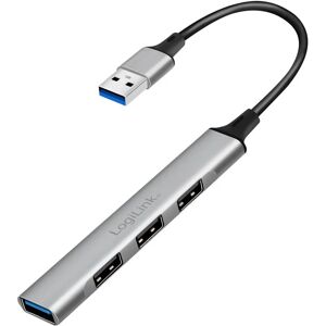 LogiLink UA0391 - Hub USB 3.0/2.0 4-portów aluminium - Kabel USB-A LogiLink UA0391 - Hub USB 3.0/2.0 4-portów aluminium - Kabel USB-A