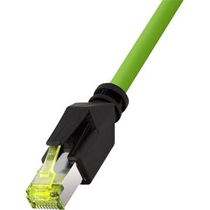 LogiLink CQM015S Network Cable - 0.25m, Green, Cat6a S/FTP LogiLink CQM015S Network Cable - 0.25m, Green, Cat6a S/FTP