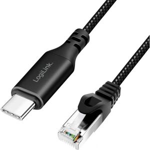 LogiLink CU0410 Networking Cable - Black, 1m, Cat6 S-FTP LogiLink CU0410 Networking Cable - Black, 1m, Cat6 S-FTP