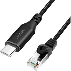 LogiLink CU0411 Network Cable - 1.5m, Black, Cat6 S/FTP LogiLink CU0411 Network Cable - 1.5m, Black, Cat6 S/FTP