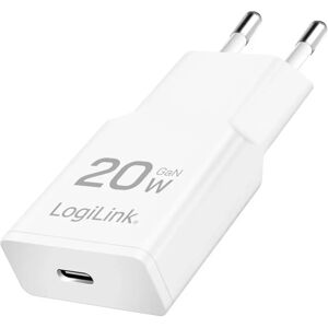 LogiLink PA0345 - Ładowarka GaN - 20 W - Biała LogiLink PA0345 - Ładowarka GaN - 20 W - Biała