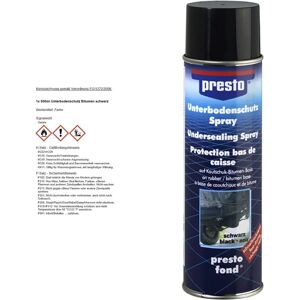 Presto Protection Sous Carrosserie - Noir 500ml - Protection inférieure - Publicité Presto Protection Sous Carrosserie - Noir 500ml - Protection inférieure - Publicité