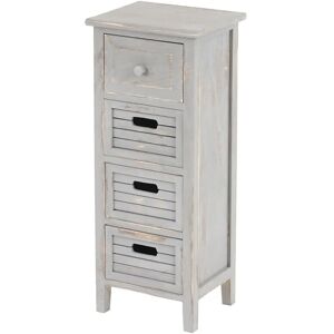 Nova Commode - Meuble Vintage en Bois à 4 Tiroirs Nova Commode - Meuble Vintage en Bois à 4 Tiroirs