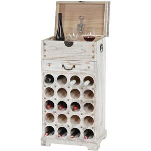 Support vintage pour bouteilles de vin - 20 bouteilles - Bois de paulownia léger - Publicité Support vintage pour bouteilles de vin - 20 bouteilles - Bois de paulownia léger - Publicité