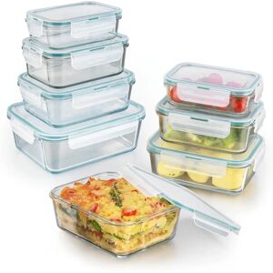 GOURMETmaxx 02847 Glasmatlåda för mat - Flerfunktionella lufttäta behållare GOURMETmaxx 02847 Glasmatlåda för mat - Flerfunktionella lufttäta behållare