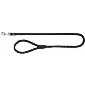 Trixie Dog Leash - Black - 144201 - 1 m - Flat, Round Braided Trixie Dog Leash - Black - 144201 - 1 m - Flat, Round Braided