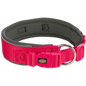 Trixie Premium Dog Collar - Fuchsia/Graphite - Medium/Large Trixie Premium Dog Collar - Fuchsia/Graphite - Medium/Large