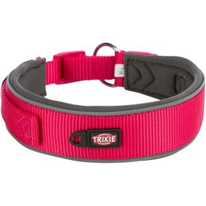 Collier pour chien Trixie Premium Fuchsia/Graphite - Grand - 46x55cm - Publicité Collier pour chien Trixie Premium Fuchsia/Graphite - Grand - 46x55cm - Publicité