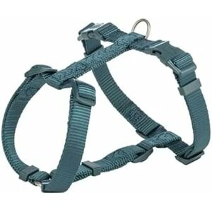 Trixie Premium Dog H-Harness Petrol - Extra Small/Small - 30cm x 44cm Trixie Premium Dog H-Harness Petrol - Extra Small/Small - 30cm x 44cm