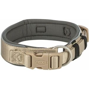Trixie Premium Dog Collar Extra Wide Sand/Graphite - Large Trixie Premium Dog Collar Extra Wide Sand/Graphite - Large