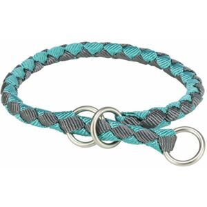 Trixie Cavo Graphite Light Blue Braided Training Collar - Training collar Trixie Cavo Graphite Light Blue Braided Training Collar - Training collar