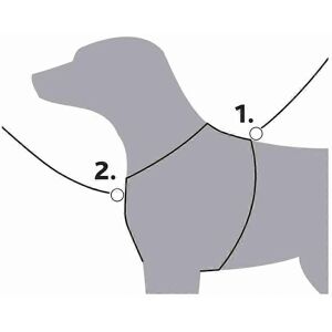 Trixie Dog Harness Small - Rust/Graphite - 36-44cm Trixie Dog Harness Small - Rust/Graphite - 36-44cm