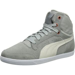Puma Glyde Court Fur Grijze Suède Leer Trainers - UK 6 Puma Glyde Court Fur Grijze Suède Leer Trainers - UK 6