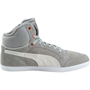 Puma Glyde Court Fur Grijs Suède Leer Dames Sneakers - 355461_02 Puma Glyde Court Fur Grijs Suède Leer Dames Sneakers - 355461_02