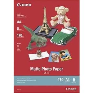 Papier Photo Mat Canon MP-101 A4 - Papier Photo - Publicité Papier Photo Mat Canon MP-101 A4 - Papier Photo - Publicité