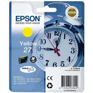 Epson - C13T27044010 - 27 Yellow - Durabrite Ultra - Inktpatrone Epson - C13T27044010 - 27 Yellow - Durabrite Ultra - Inktpatrone