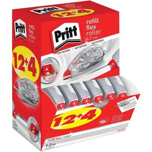 Roulette correctrice Pritt Flex - Transparent 12m - Publicité Roulette correctrice Pritt Flex - Transparent 12m - Publicité