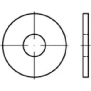 TOOLCRAFT 146444 Verzinkte Stahl-Unterlegscheiben - 8,4/24mm, 100 Stück TOOLCRAFT 146444 Verzinkte Stahl-Unterlegscheiben - 8,4/24mm, 100 Stück