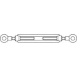 TOOLCRAFT M6 Stainless Steel Tensioner - DIN 1480 TOOLCRAFT M6 Stainless Steel Tensioner - DIN 1480