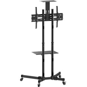 SpeaKa Professional TV Cart - Adjustable, Universal, 50kg, Black SpeaKa Professional TV Cart - Adjustable, Universal, 50kg, Black