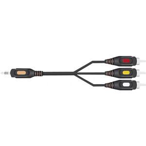 Câble Audio SpeaKa Professional 2,5m - 3 RCA, 2,5mm Jack - Noir Câble Audio SpeaKa Professional 2,5m - 3 RCA, 2,5mm Jack - Noir