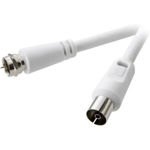 Câble coaxial SpeaKa Professional SP-7870452 - 10m - Blanc - Publicité Câble coaxial SpeaKa Professional SP-7870452 - 10m - Blanc - Publicité