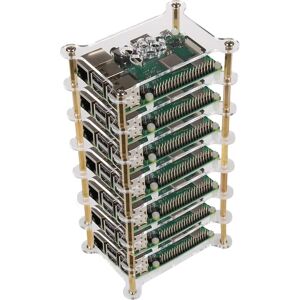 Joy-it RB-Case+19 Acrylic Raspberry Pi Server Cluster Enclosure Joy-it RB-Case+19 Acrylic Raspberry Pi Server Cluster Enclosure