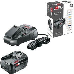 Bosch 18V Zestaw Akumulatorów - Lithium-Ion, 4Ah, Czarny Bosch 18V Zestaw Akumulatorów - Lithium-Ion, 4Ah, Czarny