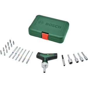 Bosch 1600A02Z9T Ratchet Screwdriver Set - 22 pcs Bosch 1600A02Z9T Ratchet Screwdriver Set - 22 pcs