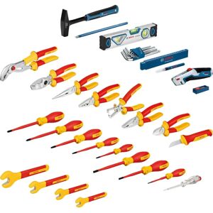 Bosch 37-piece Electrician Tool Set - VDE Certified Bosch 37-piece Electrician Tool Set - VDE Certified