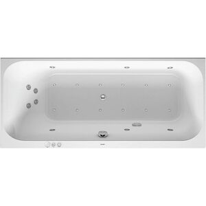 Baignoire à jets rectangulaire Duravit Happy D.2 - Dossier gauche - Blanc - Publicité Baignoire à jets rectangulaire Duravit Happy D.2 - Dossier gauche - Blanc - Publicité