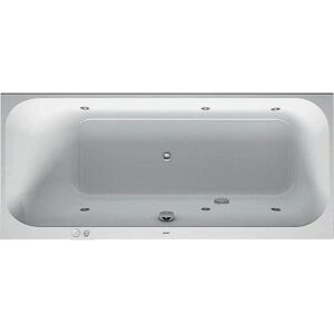 Baignoire whirlpool rectangulaire blanche Duravit avec système d'air - 1700x750mm - Publicité Baignoire whirlpool rectangulaire blanche Duravit avec système d'air - 1700x750mm - Publicité