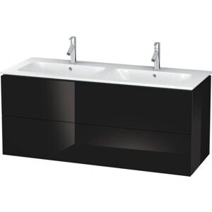 Duravit L-Cube Wandhängender Waschtisch - Schwarz Hochglanz - 233613 Duravit L-Cube Wandhängender Waschtisch - Schwarz Hochglanz - 233613