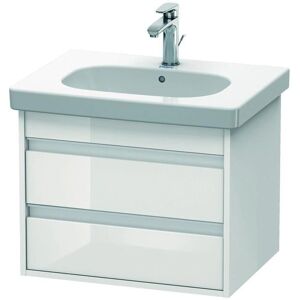 Duravit Ketho Dulap suspendat pentru chiuvetă - 2 sertare, 600mm, Alb lucios Duravit Ketho Dulap suspendat pentru chiuvetă - 2 sertare, 600mm, Alb lucios