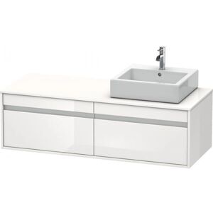 Duravit Ketho Dulap de Perete - 1400mm, Alb Lucios, 2 Sertare Duravit Ketho Dulap de Perete - 1400mm, Alb Lucios, 2 Sertare