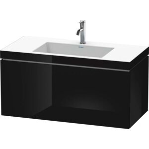 Duravit L-Cube Wandhängendes Badmöbel-Set - Schwarz Hochglanz Duravit L-Cube Wandhängendes Badmöbel-Set - Schwarz Hochglanz