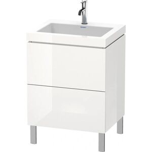 Conjunto de lavabo Duravit L-Cube - Blanco Brillante, 60x48cm, 2 Cajones Conjunto de lavabo Duravit L-Cube - Blanco Brillante, 60x48cm, 2 Cajones