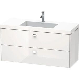 Duravit Brioso C-bonded Wandhängeset - Weiß Hochglanz - Waschtisch Duravit Brioso C-bonded Wandhängeset - Weiß Hochglanz - Waschtisch