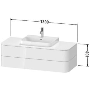 Duravit Nussbaum gebürstet Plus Wandkasten - Badmöbel Duravit Nussbaum gebürstet Plus Wandkasten - Badmöbel