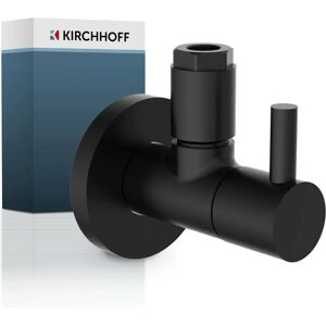 Vanne d'Angle Noire KIRCHHOFF - 1/2" Universelle - Design Moderne - Publicité Vanne d'Angle Noire KIRCHHOFF - 1/2" Universelle - Design Moderne - Publicité