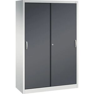 C+P Armoire coulissante ACURADO - Acier, 4 étagères, serrure - Publicité C+P Armoire coulissante ACURADO - Acier, 4 étagères, serrure - Publicité