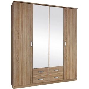 Rauch Gandra Kleiderschrank - 4-türig, 181x212x54cm Rauch Gandra Kleiderschrank - 4-türig, 181x212x54cm